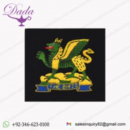 The Buffs (Royal East Kent Regiment) Embroidered Blazer Badge