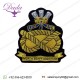 THE STAFFORDSHIRE REGIMENT BLAZER BADGE HAND EMBROIDERED BULLION BLAZER BADGE