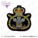 The Welsh Regiment Blazer Badge ICH DIEN Bullion And Wire Badge Blazer Badge