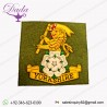 THE YORKSHIRE REGIMENT BLAZER BADGE GREEN BACKING