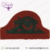 Royal Artillery Female SNCO's Gun FR - Small - WRAC Green On Beech Brown Embroidered Regimental cloth arm badge