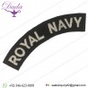 WW2 PATTERN BRITISH ROYAL NAVY CLOTH SHOULDER TITLE