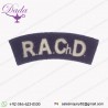 WW2 TYPE BRITISH ROYAL ARMY CHAPLAIN DEPT CLOTH SHOULDER TITLE RE ENACTMENT