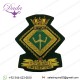 HMS Neptune Royal Navy Blazer Badge Royal Navy Embroidered Bullion Wire Badges