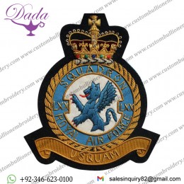 RAF 70 Squadron Wire Blazer Badge