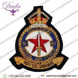 RAF 81 Squadron Blazer Badge