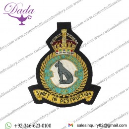 RAF 112 (Fighter) Squadron Wir Blazer Badge