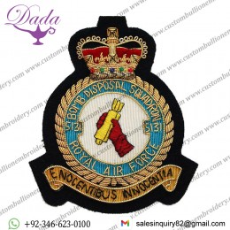 RAF 5131(Bd) Squadron Wire Blazer Badge