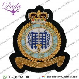 RAF Fighter Command Wire Squadron Blazer Badge