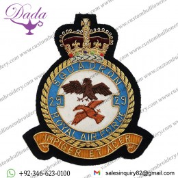 Royal Air Force Blazer Badge, 29 Squadron, Wire