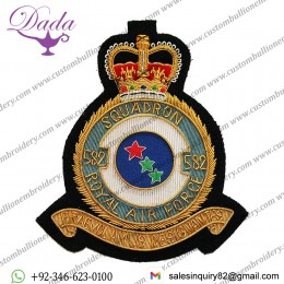 Royal Air Force Blazer Badge, 582 Squadron, E11R