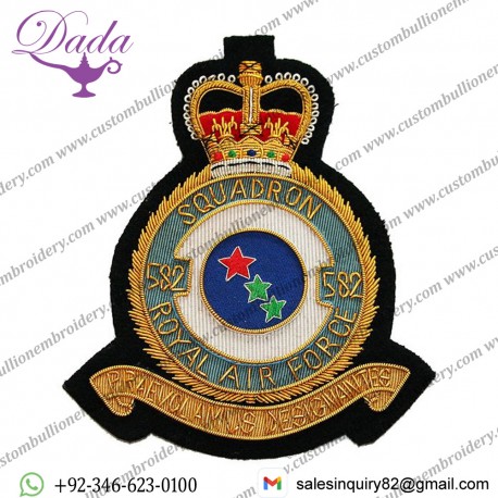 Royal Air Force Blazer Badge, 582 Squadron, E11R