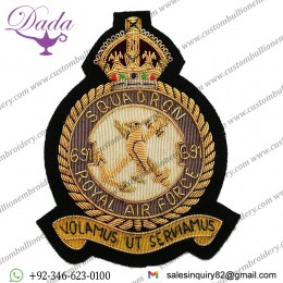 Royal Air Force Blazer Badge, 691 Squadron, Wire