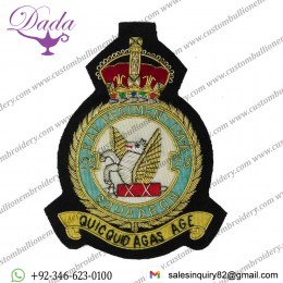 Royal Air Force Regiment Blazer Badge, 28 Squadron, Wire