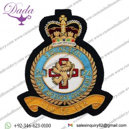 Royal Air Force Regiment Blazer Badge, 34 Squadron, Wire