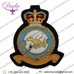 Royal Air Force Regiment Blazer Badge, 51 Squadron, Wire