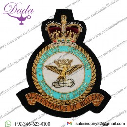 Royal Squadron Air Force Blazer Badge, Logistics Command, Wire