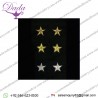 Mylar Stars Hand Embroidered