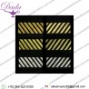 Police Hash Marks Embroidered Insignia, Hash Marks Angled Bars