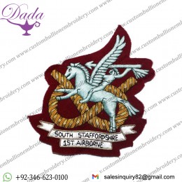 S Staffs 1 Airborne Wire Badge
