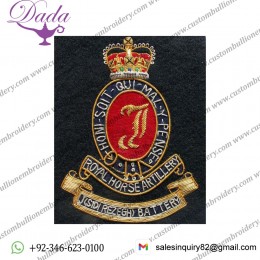 Royal Horse Artillery Blazer Badge, J (Sidi Resegh)