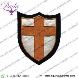 Army Blazer Badge, 8th, Wire