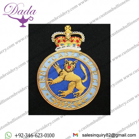 Army Cadet Force Blazer Badge, Wire