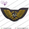 RAF Air Steward Wings (AS In Wings) Mess Kit Bullion wire-embroidered Air Force Branch Badge