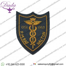 Royal Air Force Blazer Badge, Halton Hospital 1956-1959, Wire