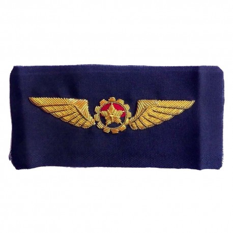 ANGOLA AFRICA AIRLINES CIVIL PILOT WINGS PATCH HAND MADE BADGE
