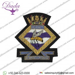 HMS Cornet Blazer Badge, Wire