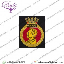 HMS Iron Duke Blazer Badge