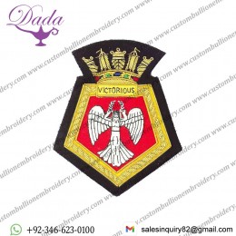 HMS Victorious Blazer Badge