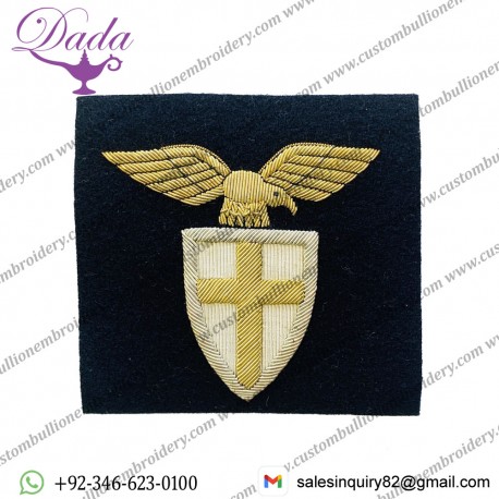 Eagle & Cross Blazer Badge
