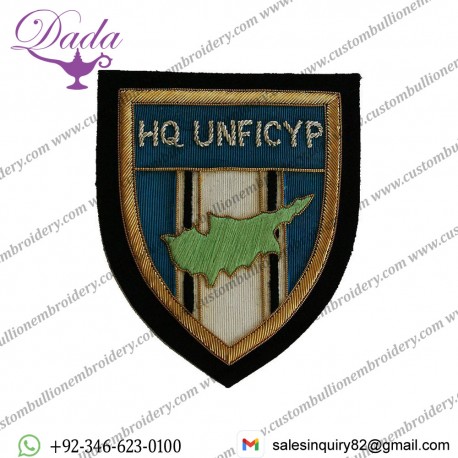 HQ UNFICYP Wire Blazer Badge