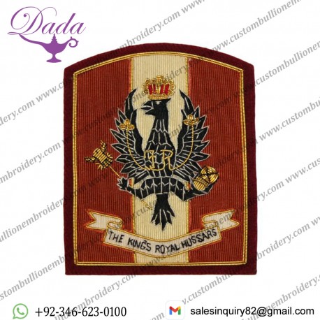 KRH RHQ Patt Wire Blazer Badge