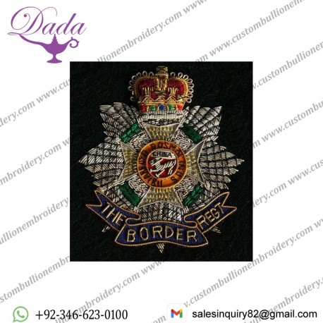 Border Regiment Blazer Badge, Wire