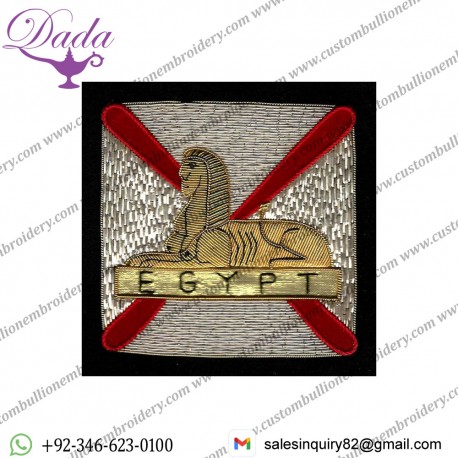 Royal Gloucestershire, Berkshire, Wiltshire Regiment Embroidered Blazer Badge