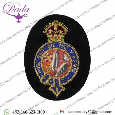 The Welch Regiment (Old Pattern) Wire Blazer Badge