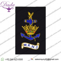 Women’s Royal Navy Service (WRNS) Embroidered Blazer Badge