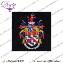 High Quality Wire Bullion Family Crest Suppliers,