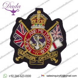 Naval & Military Club Blazer Badge, Wire