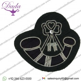 Bugle (Bugler - The Rifles) Black Silver On Green Mouthpiece Musician, piper, drummer or bug