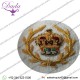 RQMS Gold On White Badge Bullion Embroidered