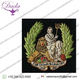 National Service Wire Blazer Badge