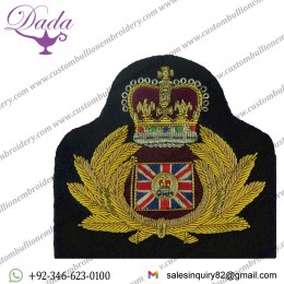Port Auxiliary Master Harbour Master Navy Shipping Pilot with Queen Elizabeth Bullion wire