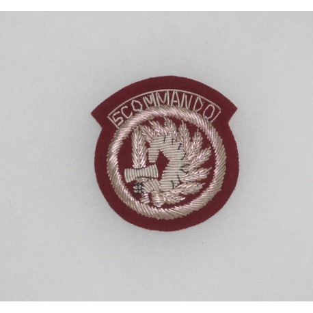 5 COMMANDO WILD GEESE CLOTH MIKE HOARE BELGIUM CONGO MERCENARY BERET BADGE