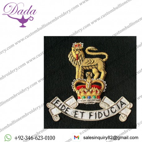 RAPC Wire Blazer Badge E11R