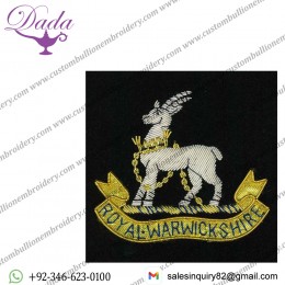 Royal Warwick Garter Wire Blazer Badge