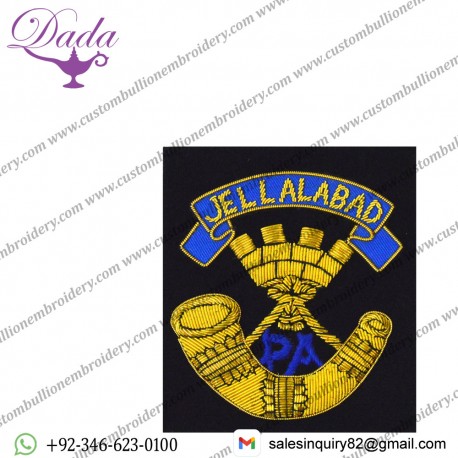 Somerset Light Infantry Embroidered Blazer Badge